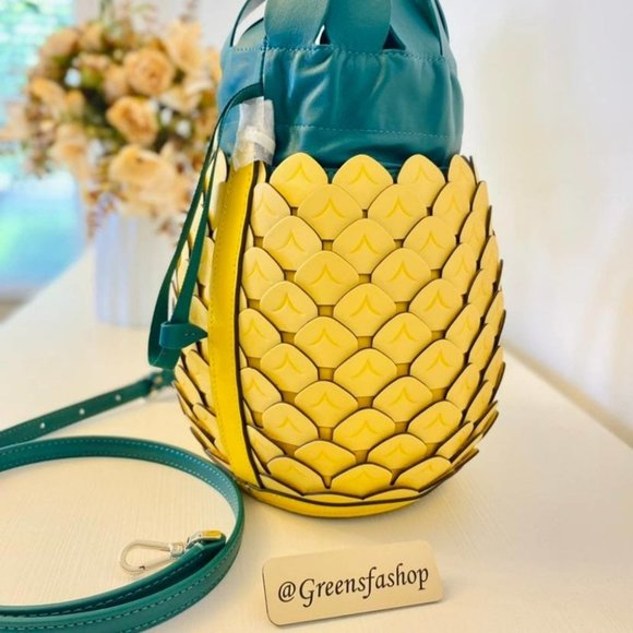 kate spade purse pineapple colada crossbody new - Picture 4 of 10